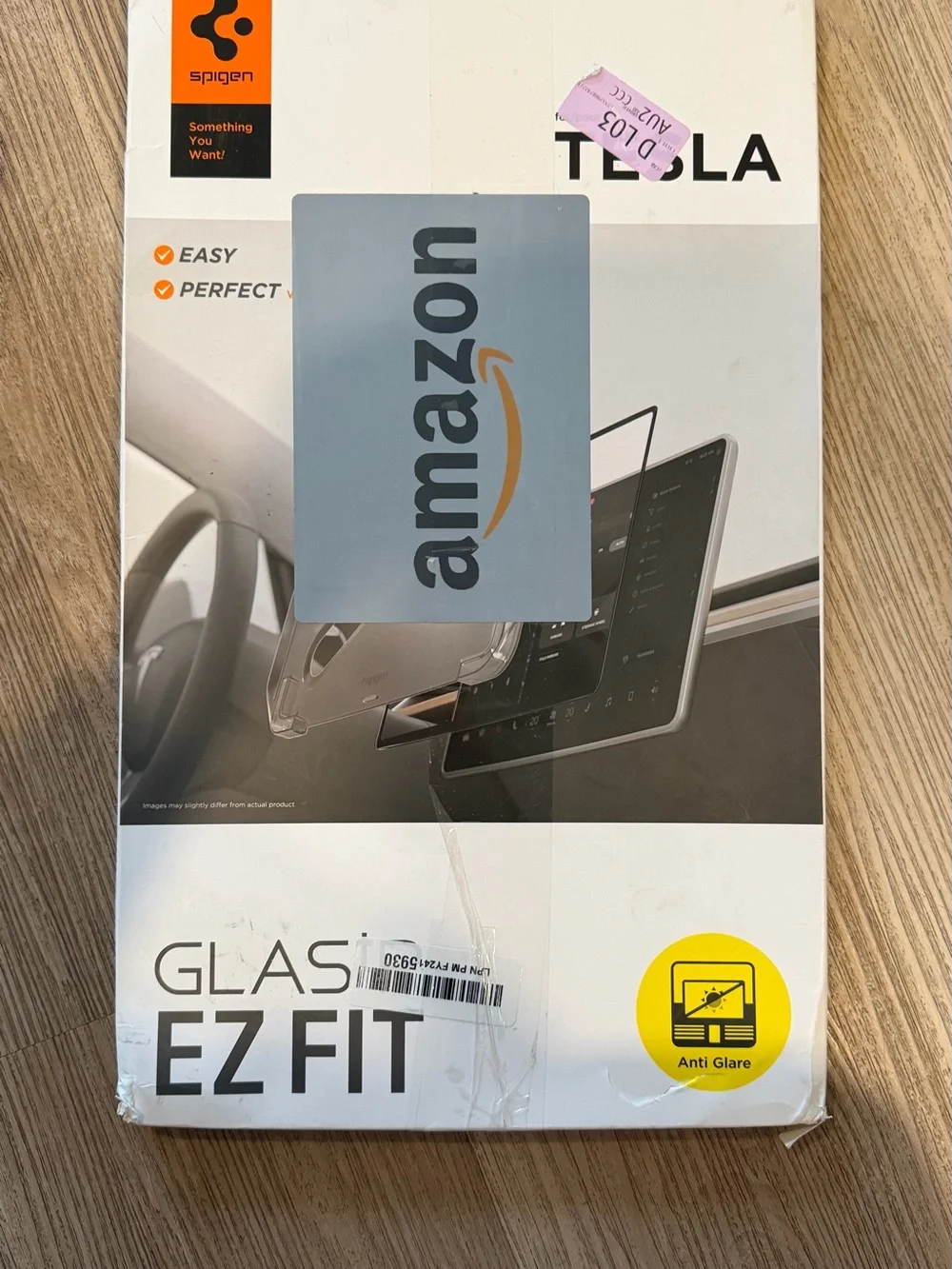 Spigen TESLA Clear EZ Fit Screen Protector - Transparent